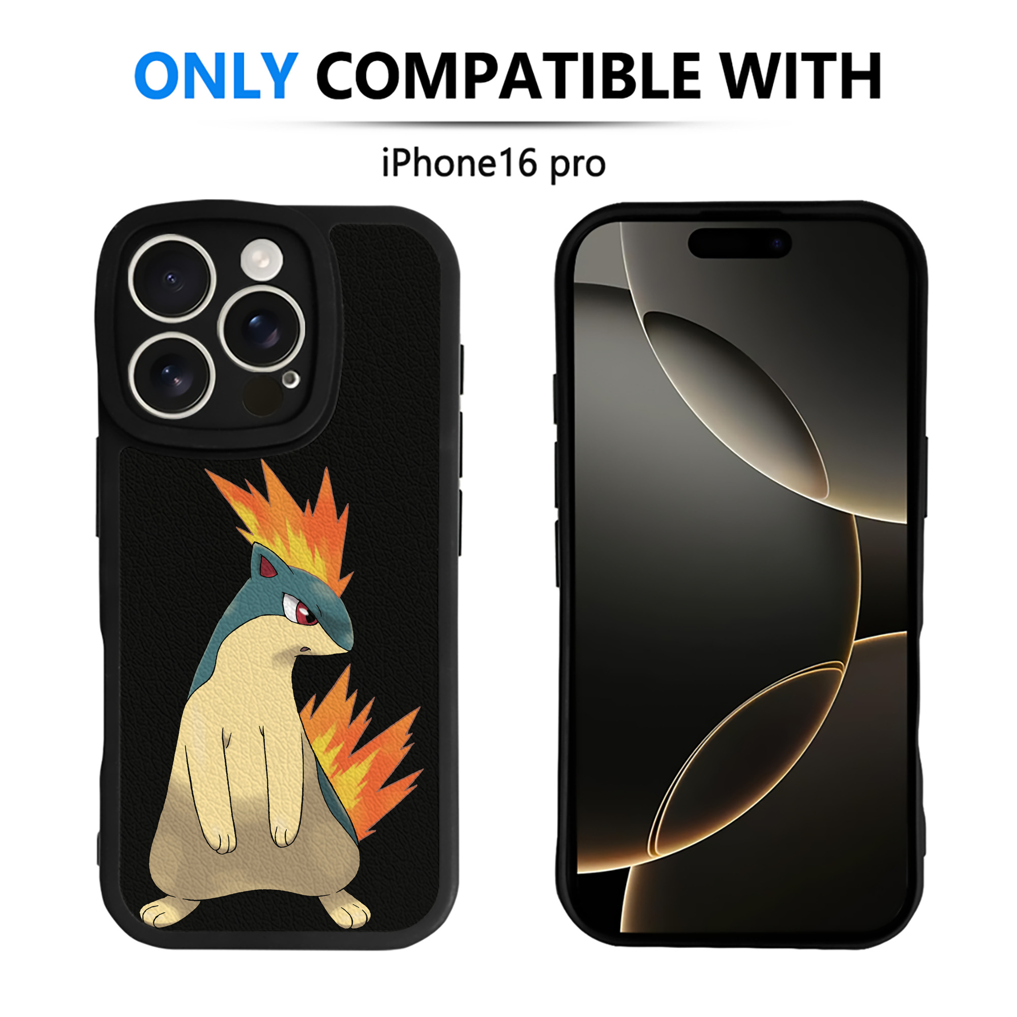 ポケットモンスター Pokémon 【iPhone 16シリーズ対応】シリコンスマホケース（レザー調） 材質：シリコン